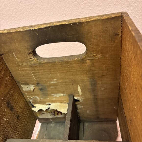 Antique Kist Soda Wooden Crate Advertising Storage 14x12x9.5 Inch - Picture 6 of 8